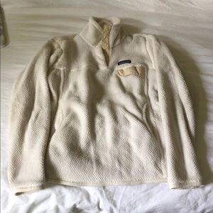 White patagonia los gatos pullover